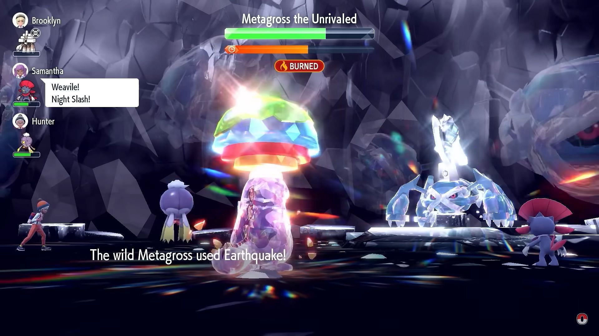 Quagsire can solo Steel Metagross 7-star Tera Raid in Pokemon Scarlet and Violet (Image via TPC/Youtube@Osirus)